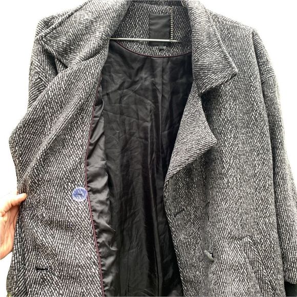 🌟 MINUS Refined Scandinavian Herringbone Jacket Size L - Picture 5 of 9